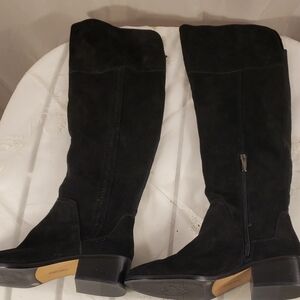 Vince Camuto Black Over the Knee Boots